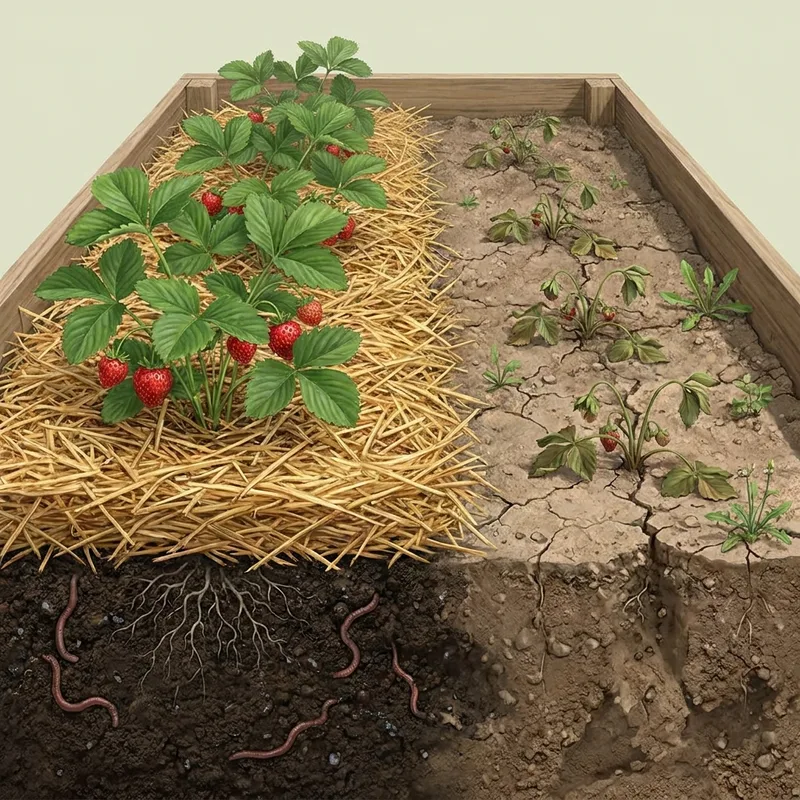 Understanding the Importance of Mulching Strawberry Beds — when to mulch strawberry beds and how deep